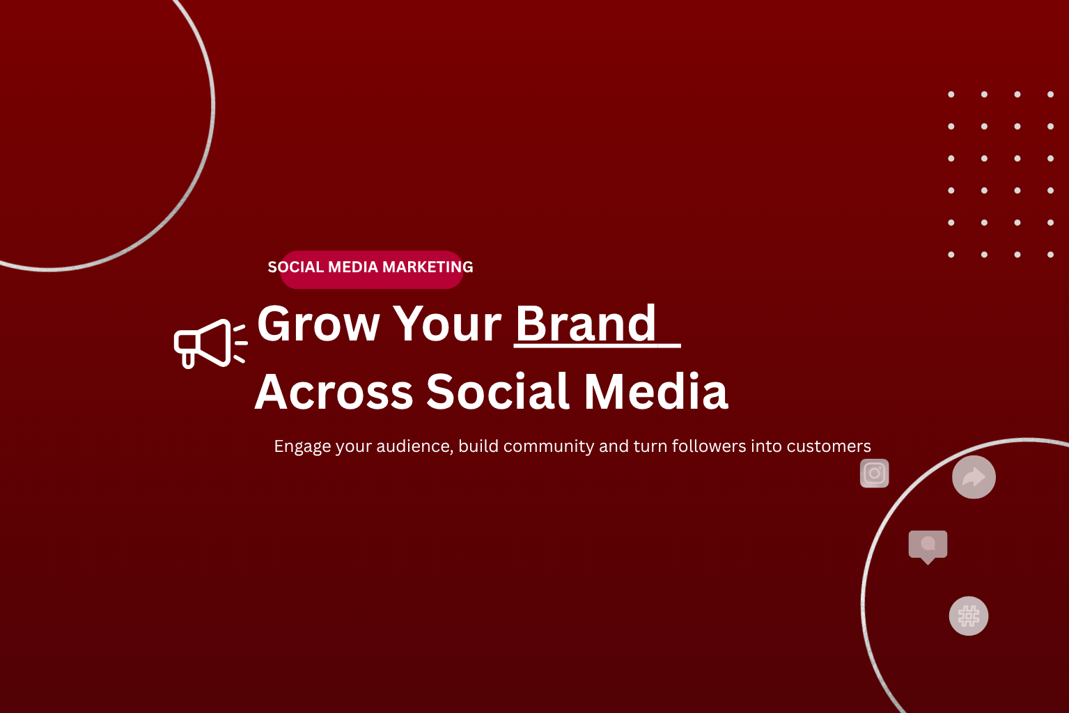Social media marketing for brand growth